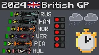 2024 British Grand Prix Timelapse
