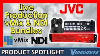 Turnkey vMix Production Bundle from JVC now with PTZ Camera