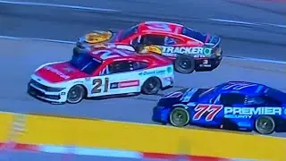 Carson Hocevar Spins Harrison Burton (‘24 Martinsville Cup Fall Race)