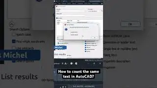 How to count the same text in AutoCAD?