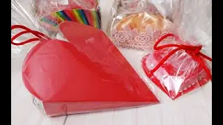Сердечко - коробочка Упаковка для сюрприза подарка ко дню Святого Валентина