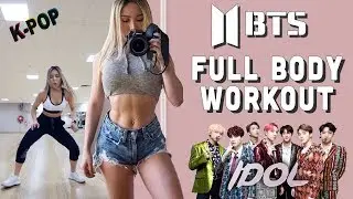 BTS IDOL FULL BODY WORKOUT | 10 Min KPOP Cardio Workout | FUN & INTENSE