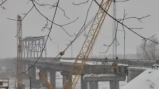 Реконструкция моста через Припять