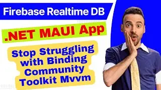List Binding with CommunityToolkit Mvvm in .NET MAUI with Firebase db