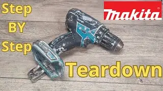 Step by step Makita drill full teardown and repair