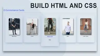 Build beautiful Ecommerce product pages using HTML and CSS