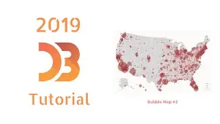 D3.js tutorial Part 9: Drawing a Map and Putting Bubbles On It (2019)