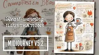 MidJourney V5.2 Prompt to create heart-warming illustration