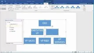 How to Create an Organization Chart in Word 2016