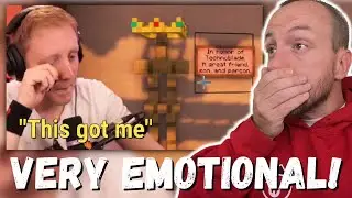 REMEMBERING TECHNO! Philza Cries infront of Technoblade memorial on QSMP (REACTION!)
