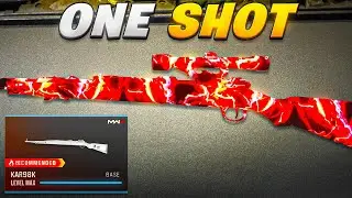 this *ONE SHOT* KAR98 is META in WARZONE 3! 😯 (Best KAR98K Class Setup) - MW3