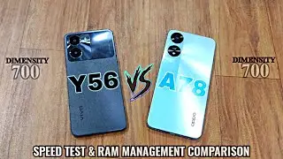 Vivo Y56 vs Oppo A78 Speed Test Comparison🔥Dimensity 700⚡Watch Before You Buy🤯