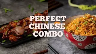 Perfect Chinese Combo | Schezwan Veg Fried Rice & Chilli Chicken | Cookd