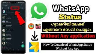 How To Download WhatsApp Status Without Any App | How To Save WhatsApp Status To Gallery