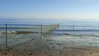 Рюжа. Древнейшая снасть поморов. Установка проверка рюжи. Белое море.