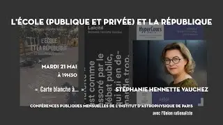 « L'ÉCOLE (PUBLIQUE ET PRIVÉE) ET LA RÉPUBLIQUE »