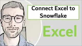 Connect Excel to Snowflake (with password and external authentication)