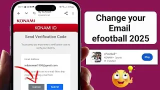 How to change e football pes 2024 email | how to change email on efootball 2024