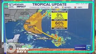 Tracking the Tropics: National Hurricane Center has increasing chances for tropical system