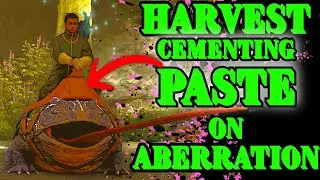 CEMENTING PASTE Farm On Aberration!! How To HARVEST CP on Ark Survival Ascended!!!