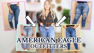 i tried every American Eagle MOM JEAN so you don't have to