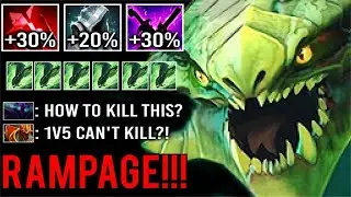 Spam This Hero if You Want Free MMR! 1v5 Cant Kill Max Lifesteal Bloodstone Viper RAMPAGE Dota 2