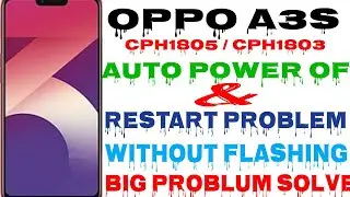 OPPO A3s automatically switch off problem | oppo A3s auto restart problem solutions easy methud 2024