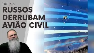 RUSSOS derrubam OUTRO AVIÃO COMERCIAL CIVIL, dessa VEZ em APROXIMAÇÃO a GROZNY na CHECHÊNIA
