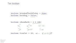 Базовый курс Java - #14 урок. Тип boolean
