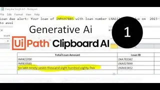 Automate Loan Data Extraction with Generative AI in UiPath Clipboard AI Tool | botsDNA