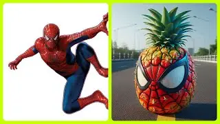 avengers but pine apple 🍍vengers #marvel #ironman #avengers #spiderman #deadpool #trending #viral