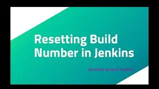 Resetting Build Number in Jenkins