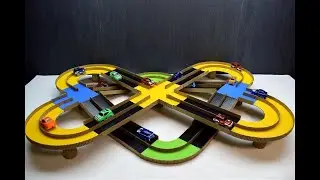 DIY Magic track with magic cars out of cardboard