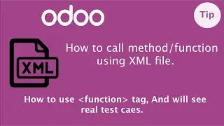 How to call function or method from XML file Odoo | Odoo data files
