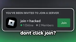 Roblox Hacked by joining this Discord Server?