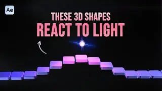 3D Shapes That React to Light? Learn It Now in After Effects - After Effects Tutorial