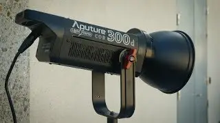 Aputure COB 300D quick setup test