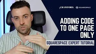 How to Add Code to One Page Only Squarespace