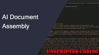 AI-Assisted Document Assembly Tool - 15 minute web app | Unscripted Coding