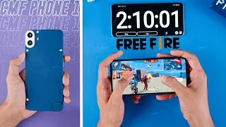 Nothing CMF Phone 1 Freefire Gaming Test 🤯⚡️| Gaming Performance Test | Battery Drain Test