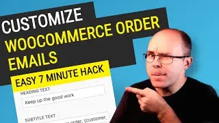 How to Customize Woocommerce Order Emails | 7 minute hack