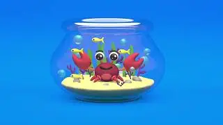 c4d simple crab animation