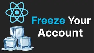 How to Implement Account Freezing Functionality in a Social Media App Using React