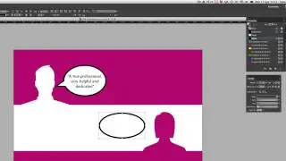 Adobe InDesign Training - Speech Bubble Design