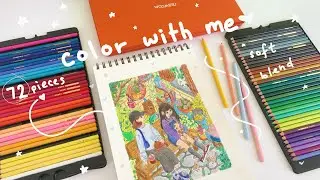 🎐color with me ˖𓍢ִ🌿˚ | ft. woomer 72 colored pencils | chill art vlog ⋆. 𐙚 ˚