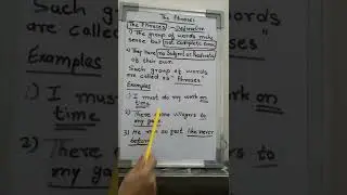 phrases in sentences 