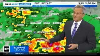 Heavy rain, small hail possible Sunday in North Texas