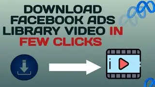 How to Download Facebook Ads library video - Facebook Ads Library 2024