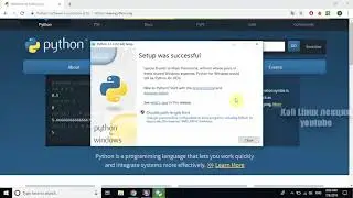 Установка Python на Windows #Kali Linux #Windows #Linux