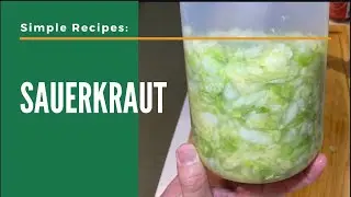 Simple Recipes: Homemade Sauerkraut